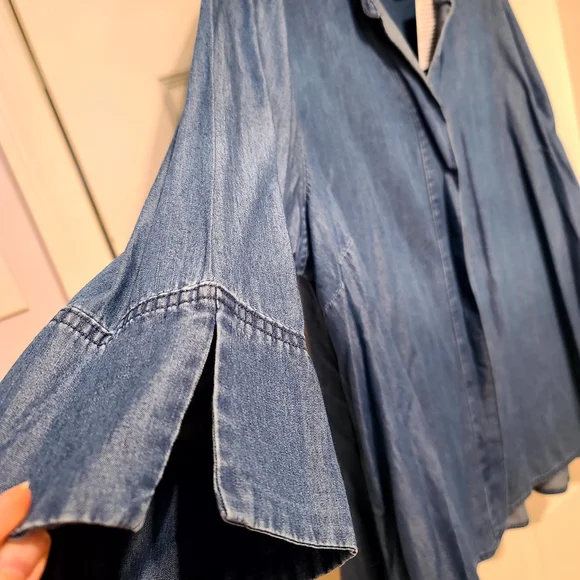 mark. Blue Denim Women's Top - Picture 5 of 8